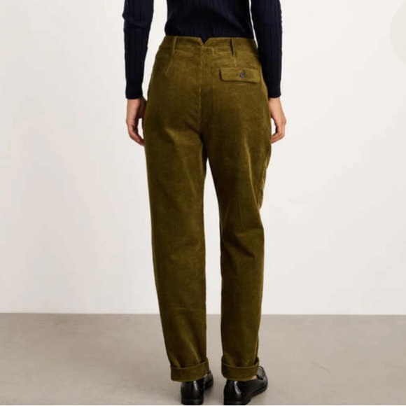 NWT ALEX MILL Boy Pant in Rugged Corduroy - Dark Olive - Size 8 - Picture 2 of 13